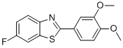 Benzothiazole,2-(3,4-dimethoxyphenyl)-6-fluoro- Structure,872726-53-9Structure