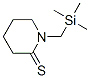 2-Piperidinethione, 1-[(trimethylsilyl)methyl]- Structure,87281-40-1Structure