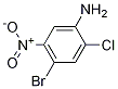 4-Bromo-2-chloro-5-nitrobenzenamine Structure,872820-00-3Structure