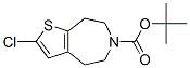 2-Chloro-4,5,7,8-tetrahydro-6h-thieno[2,3-d]azepine-6-carboxylic acid, t-butylester Structure,873016-30-9Structure