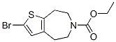 2-Bromo-4,5,7,8-tetrahydro-6h-thieno[2,3-d]azepine-6-carboxylic acid, ethyl ester Structure,873016-41-2Structure