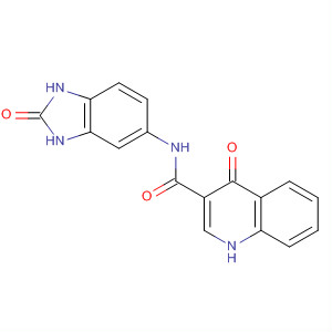 4-Oxo-n-(2-oxo-1,3-dihydrobenzoimidazol-5-yl)-1h-quinoline-3-carboxamide Structure,873050-81-8Structure