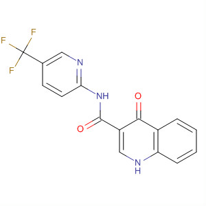 4-Oxo-n-[5-(trifluoromethyl)-2-pyridyl]-1h-quinoline-3-carboxamide Structure,873050-90-9Structure