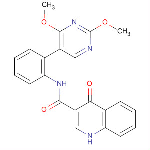 N-[2-(2,4-dimethoxypyrimidin-5-yl)phenyl]-4-oxo-1h-quinoline-3-carboxamide Structure,873051-13-9Structure