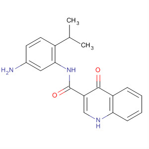 N-(5-amino-2-isopropyl-phenyl)-4-oxo-1h-quinoline-3-carboxamide Structure,873051-17-3Structure