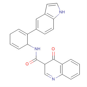 N-[2-(1h-indol-5-yl)phenyl]-4-oxo-1h-quinoline-3-carboxamide Structure,873051-34-4Structure