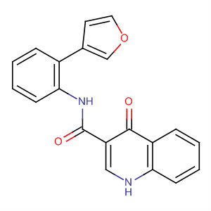 N-[2-(3-furyl)phenyl]-4-oxo-1h-quinoline-3-carboxamide Structure,873051-39-9Structure