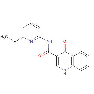 N-(6-ethyl-2-pyridyl)-4-oxo-1h-quinoline-3-carboxamide Structure,873051-41-3Structure