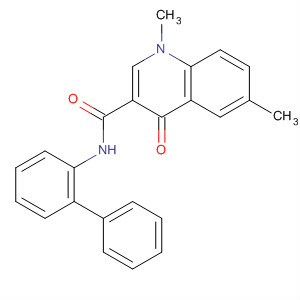 1,6-Dimethyl-4-oxo-n-(2-phenylphenyl)-1h-quinoline-3-carboxamide Structure,873051-44-6Structure