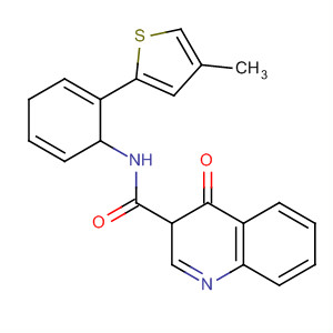 N-[2-(4-methyl-2-thienyl)phenyl]-4-oxo-1h-quinoline-3-carboxamide Structure,873051-67-3Structure