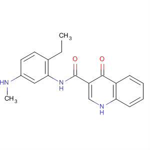 N-(2-ethyl-5-methylamino-phenyl)-4-oxo-1h-quinoline-3-carboxamide Structure,873051-72-0Structure