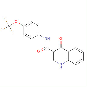 4-Oxo-n-[4-(trifluoromethoxy)phenyl]-1h-quinoline-3-carboxamide Structure,873051-91-3Structure