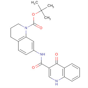 7-[(4-Oxo-1h-quinolin-3-yl)carbonylamino]-1,2,3,4-tetrahydroquinoline-1-carboxylic acid tert-butyl ester Structure,873051-98-0Structure