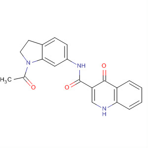 N-(1-acetylindolin-6-yl)-4-oxo-1h-quinoline-3-carboxamide Structure,873052-47-2Structure