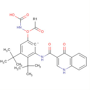 [3-[(4-Oxo-1h-quinolin-3-yl)carbonylamino]-4-tert-butyl-phenyl]aminoformic acid tert-butyl ester Structure,873053-64-6Structure