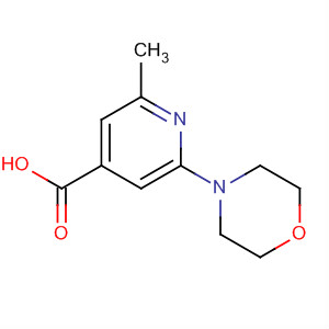 2-Methyl-6-(morpholin-4-yl)isonicotinic acid Structure,873450-21-6Structure