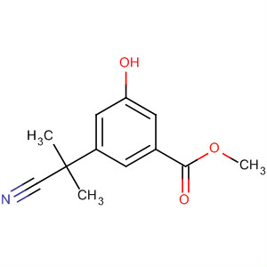 Methyl 3-(2-cyanopropan-2-yl)-5-hydroxybenzoate Structure,873450-59-0Structure