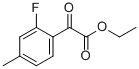 Ethyl 2-fluoro-4-methylbenzoylformate Structure,873547-99-0Structure