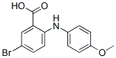 5-Bromo-2-(4-methoxy-phenylamino)-benzoic acid Structure,873914-47-7Structure