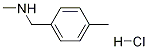 N-methyl-4-methylbenzylamine hydrochloride Structure,874-74-8Structure