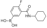 3-(Cyclohexylcarbamoyl)-4-fluorophenylboronic acid Structure,874219-24-6Structure