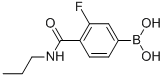 3-Fluoro-4-(propylcarbamoyl)benzeneboronic acid Structure,874289-15-3Structure