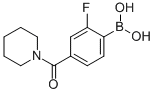 (2-Fluoro-4-(piperidine-1-carbonyl)phenyl)boronic acid Structure,874289-26-6Structure