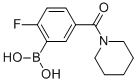 2-Fluoro-5-(piperidine-1-carbonyl)benzeneboronic acid Structure,874289-43-7Structure