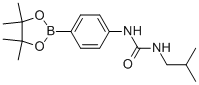 1-Isobutyl-3-(4-(4,4,5,5-tetramethyl -1,3,2-dioxaborolan-2-yl)phenyl)urea Structure,874291-03-9Structure