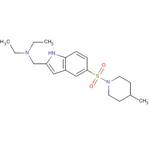 Diethyl-[5-(4-methyl-piperidine-1-sulfonyl)-1h-indol-2-ylmethyl]amine Structure,874371-67-2Structure