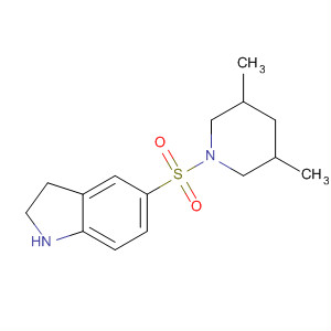 5-(3,5-Dimethyl-piperidine-1-sulfonyl)-2,3-dihydro-1h-indole Structure,874372-96-0Structure