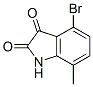 4-Bromo-7-methylisatin Structure,874375-17-4Structure