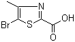 5-Bromo-4-methyl-2-thiazolecarboxylic acid Structure,874509-45-2Structure