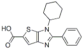 3H-thieno[2,3-d]imidazole-5-carboxylic acid,3-cyclohexyl-2-phenyl- Structure,874571-87-6Structure