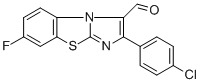 2-(4-Chlorophenyl)-7-fluoroimidazo[2,1-b]benzothiazole-3-carboxaldehyde Structure,874799-91-4Structure