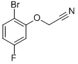 (2-Bromo-5-fluorophenoxy)-acetonitrile Structure,874804-05-4Structure