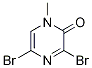 3,5-Dibromo-1-methylpyrazin-2(1h)-one Structure,87486-34-8Structure