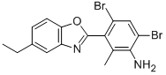 4,6-Dibromo-3-(5-ethyl-2-benzoxazolyl)-2-methyl-benzenamine Structure,875000-05-8Structure