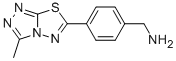 1-[4-(3-Methyl[1,2,4]triazolo[3,4-b][1,3,4]thiadiazol-6-yl)phenyl]methanamine Structure,875001-46-0Structure