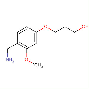 3-(4-Aminomethyl-3-methoxyphenoxy)propan-1-ol Structure,875012-94-5Structure