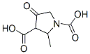 1,3-Pyrrolidinedicarboxylic acid,2-methyl-4-oxo- Structure,875255-92-8Structure