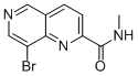 8-Bromo-[1,6]naphthyridine-2-carboxylic acid methylamide Structure,875514-20-8Structure