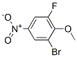 2-Bromo-6-fluoro-4-nitroanisole Structure,875664-36-1Structure