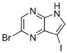 2-Bromo-7-iodo-5H-pyrrolo[2,3-b]pyrazine Structure,875781-44-5Structure