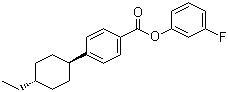 3-Fluorophenyl 4-trans-ethylcyclohexylbenzoate Structure,87592-58-3Structure