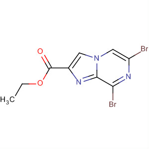 Ethyl 6,8-dibromoimidazo[1,2-a]pyrazine-2-carboxylate Structure,87597-21-5Structure