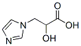 2-Hydroxy-3-imidazol-1-yl-propanoic acid Structure,876-19-7Structure