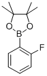 2-Fluorophenylboronic acid, pinacol ester Structure,876062-39-4Structure