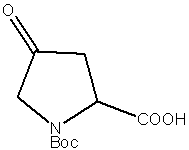 1-(Tert-butoxycarbonyl)-4-oxopyrrolidine-2-carboxylic acid Structure,876317-19-0Structure