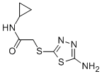 2-[(5-Amino-1,3,4-thiadiazol-2-yl)thio]-n-cyclopropylacetamide Structure,876532-11-5Structure